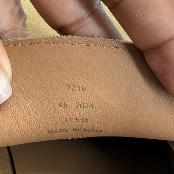 Allen Edmonds Tan Suede Slip On Payton Loafers Mens Sz 11.5 - Picture 9 of 9